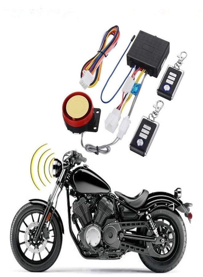 BAITHNA BONATECH DC12V Motorcycle Anti-Theft Alarm Security System Remote Control Engine Start Bike Anti-Hijacking Cutting Off Remote Engine Start Arming Disarming - Image 1