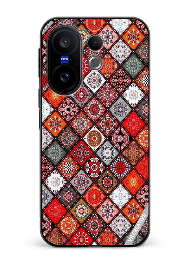 Protective Case Cover For Vivo X200 FE Mandala Design Multicolour