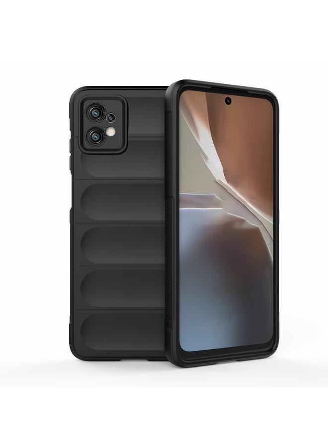 erorex Case For Motorola Moto G32 Magic Shield TPU + Flannel Phone Case - Image 1