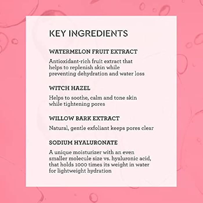 Bliss What a Melon Replenishing Watermelon Hyaluronic Acid Toner - 7 Fl Oz - Witch Hazel & Willow Bark - Hydrates, Refreshes and Energizes Tired Skin - Clean - Vegan & Cruelty-Free - Image 3