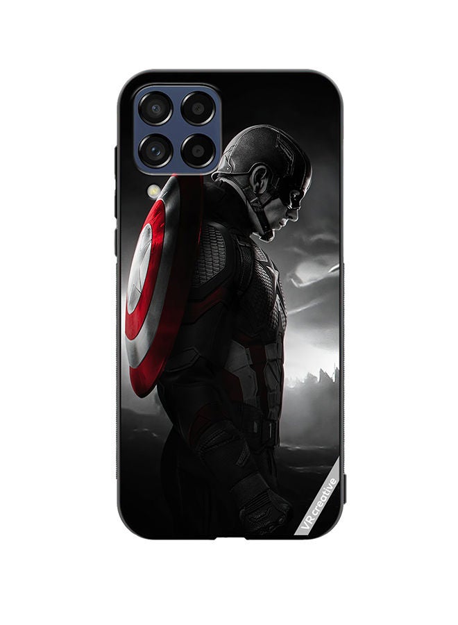 VR CREATIVE Protective Case Cover For Samsung Galaxy M53 Captain America Design Multicolour - Image 1