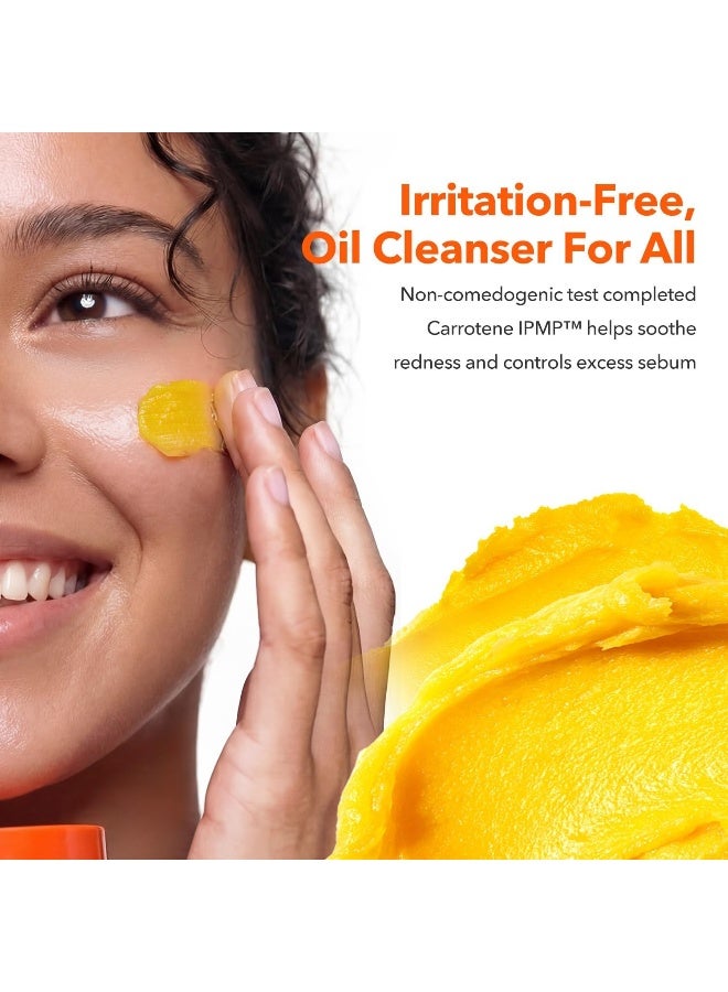 Aprilskin Carrotene IPMP Hydromelt Double Cleansing Makeup Remover Oil Balm | Vegan | Blackheads Care| Non-comedogenic | Korean Makeup Cleanser | Korean Skin Care | Kbeauty | 3.04 fl.oz - Image 5