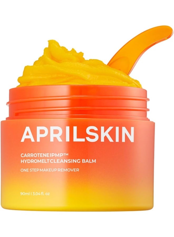 Aprilskin Carrotene IPMP Hydromelt Double Cleansing Makeup Remover Oil Balm | Vegan | Blackheads Care| Non-comedogenic | Korean Makeup Cleanser | Korean Skin Care | Kbeauty | 3.04 fl.oz - Image 1