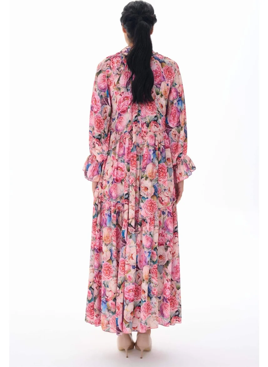 Miha Baby Collar Oversize Dress Pink