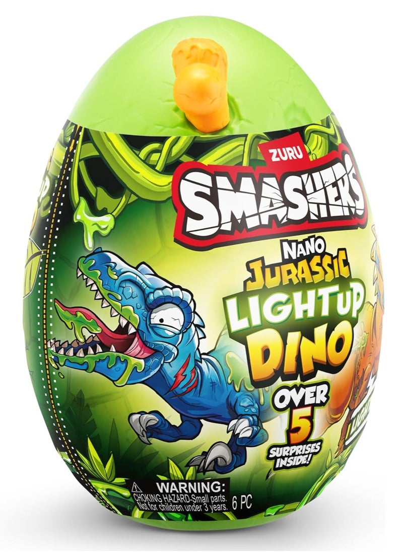 ZURU - Zuru Smashers Nano Jurassic Light Up Dino Egg - Assorted/Style May Vary - Image 1