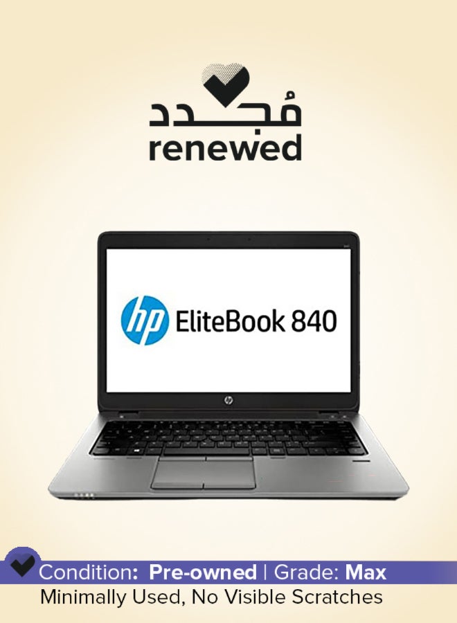 HP Renewed - Elitebook 840 G2 Laptop With 14-Inch Display,Intel Dual-Core i5 Processor/8GB RAM/1TB HDD/620MB Intel UHD Graphics/Window 10 Black - Image 1