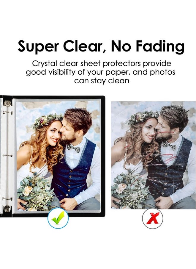 KTRIO - Sheet Protectors 8.5 X 11 Inch Clear Page Protectors For 3 Ring Binder, Plastic Sleeves For Binders, Top Loading Paper Protector Letter Size, 350 Pack - Image 1