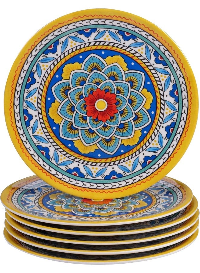 Certified International طقم أدوات مائدة ميلامين بورتوفينو المعتمد من 12 قطعة خدمة لـ 4 متعدد الألوان - Image 3