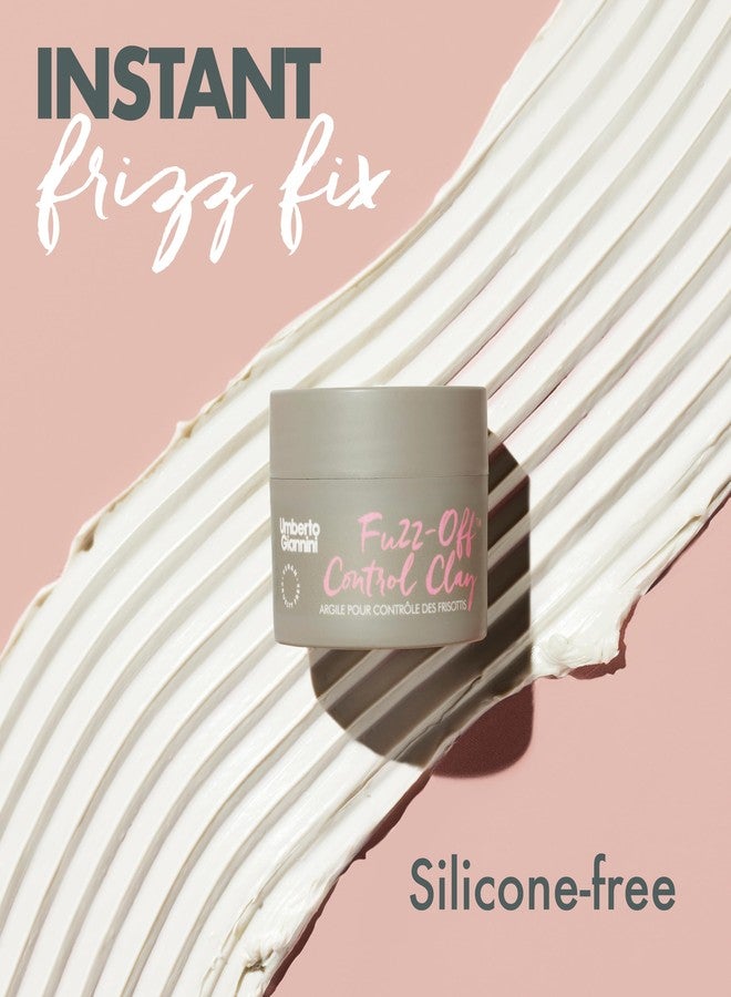 Umberto Giannini Frizz Fix Fuzz-Off Control Clay 1.69 fl Oz - Vegan Matte Hair Clay with Medium Hold for Edge Control & Flyaways - For All Types of Frizzy & Damaged Hair - Vegan & Cruelty-Free - Image 2