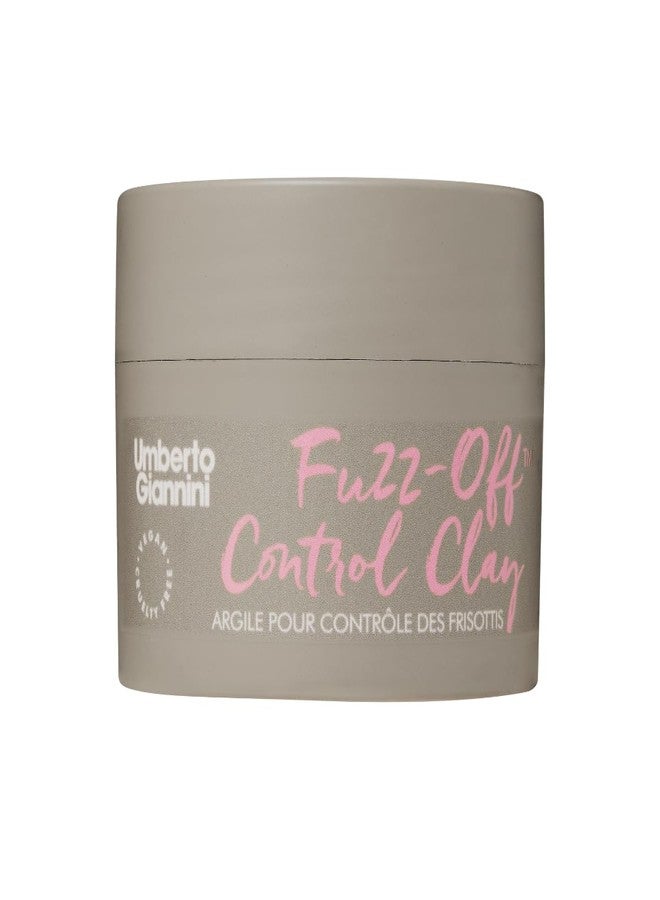 Umberto Giannini Frizz Fix Fuzz-Off Control Clay 1.69 fl Oz - Vegan Matte Hair Clay with Medium Hold for Edge Control & Flyaways - For All Types of Frizzy & Damaged Hair - Vegan & Cruelty-Free - Image 1