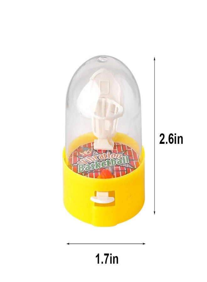 Estimable 24 Pack Mini Finger Basketball Shooting Game, Basketball Party Supplies Favors Handheld Desktop Table Basketball Game Toys Fidget Game Birthday Party Decorations Supplies Random Color - Image 2