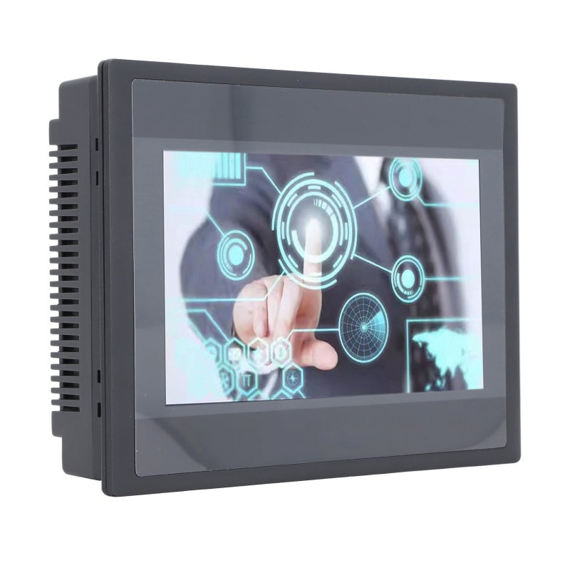 شاشة HMI مقاس 7 بوصات، بدقة 800 × 480 بكسل، شاشة TFT LCD، معالج ARM9 - ذاكرة فلاش سعة 128 ميجا بايت، استهلاك منخفض للطاقة، شاشة لمس PLC للأتمتة الصناعية - Image 4