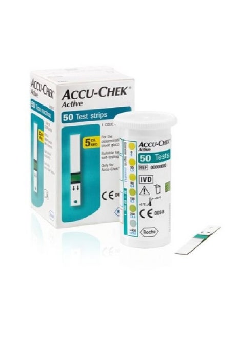 50 Test -Orginal Accu chek Active Test Stripes