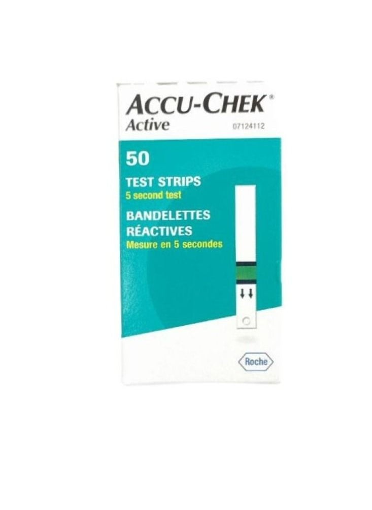 50 Test -Orginal Accu chek Active Test Stripes