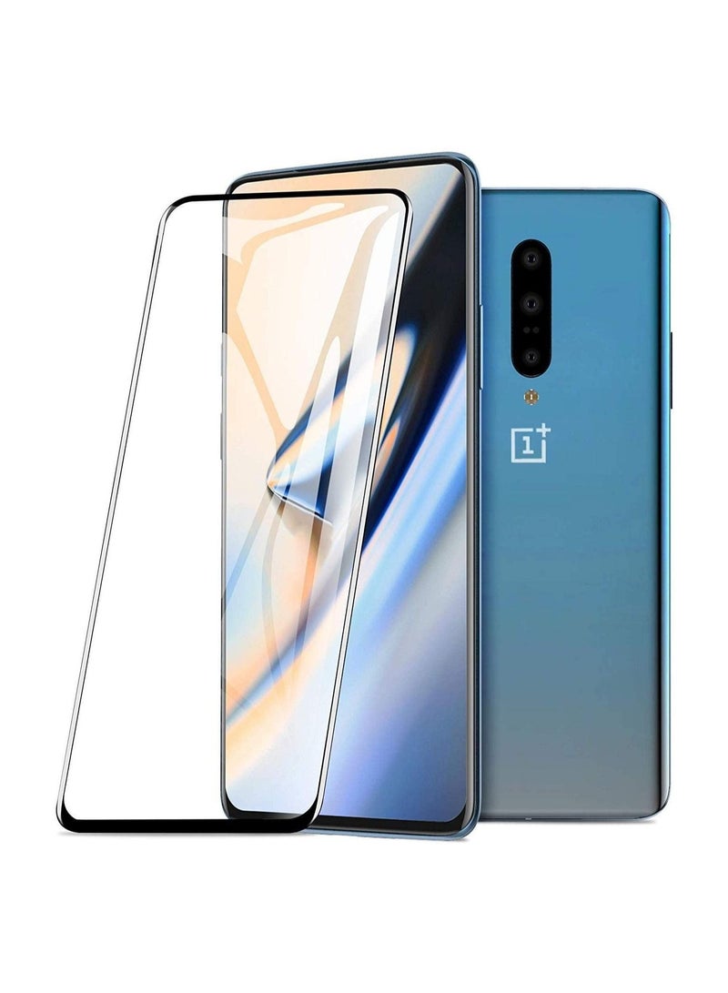5D Tempered Glass For Oneplus 7 Pro, Ultra Thin Full Cover Screen Protector Protective Film For Oneplus 7 Pro - Black - Image 1