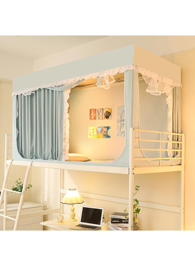 Bluejw Commercial Student Dormitory Mosquito Net 90x 200 Extended Telescopic Bed Curtain Curtain Integrated Shading Upper And Lower Bunk - Image 1