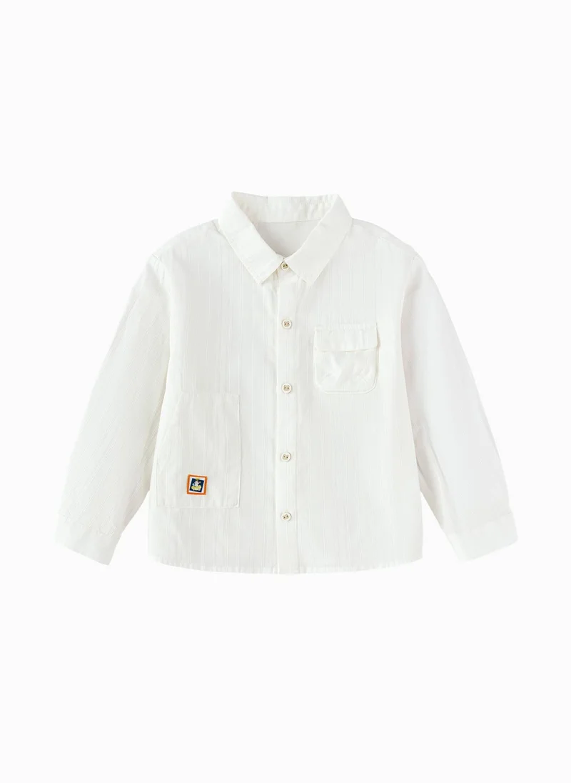 Balabala White Toddler Boys Long sleeve shirt for Men | Best Price UAE