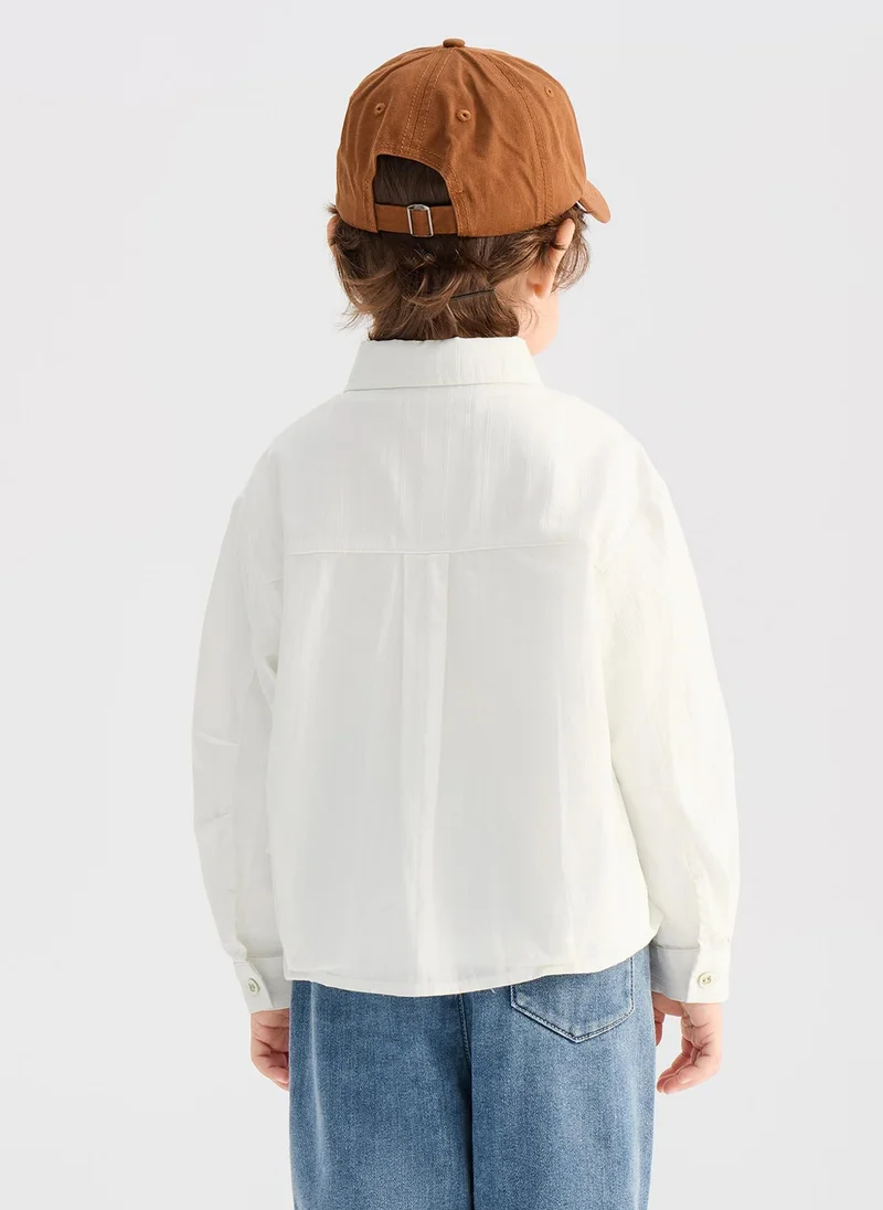 Balabala White Toddler Boys Long sleeve shirt for Men | Best Price UAE