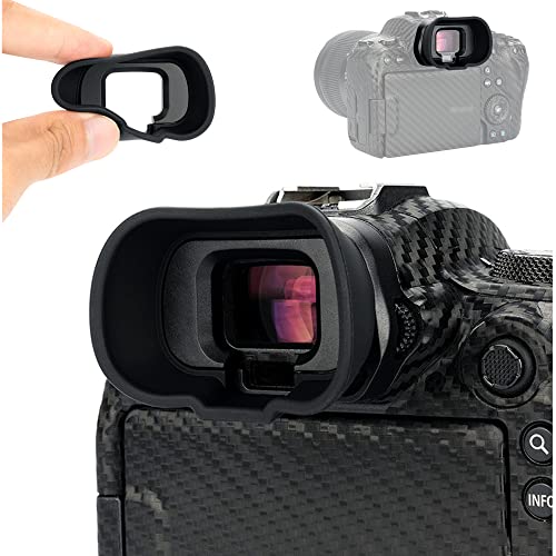 Kiorafoto EOS R6 Mark II R6 R5 R5C Eyecup Eyepiece，Soft Silicon Extended Camera Eye Cup Viewfinder Special Designed for Canon EOS R6 Mark II R6 R5 R5C R5 C Full-Frame Mirrorless Camera - Image 1