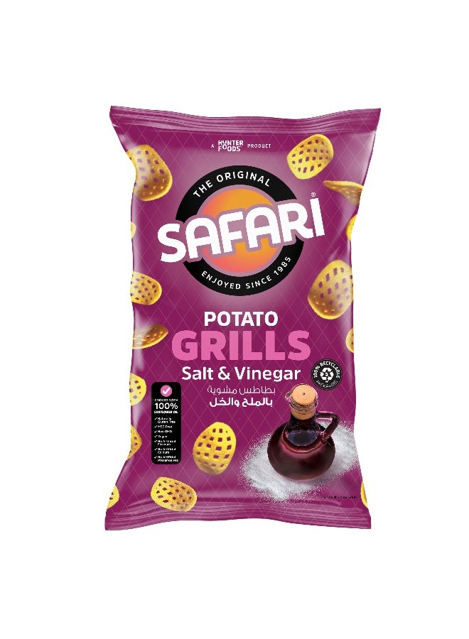 Safari Salt & Vinegar Potato Grills 125g - Image 1