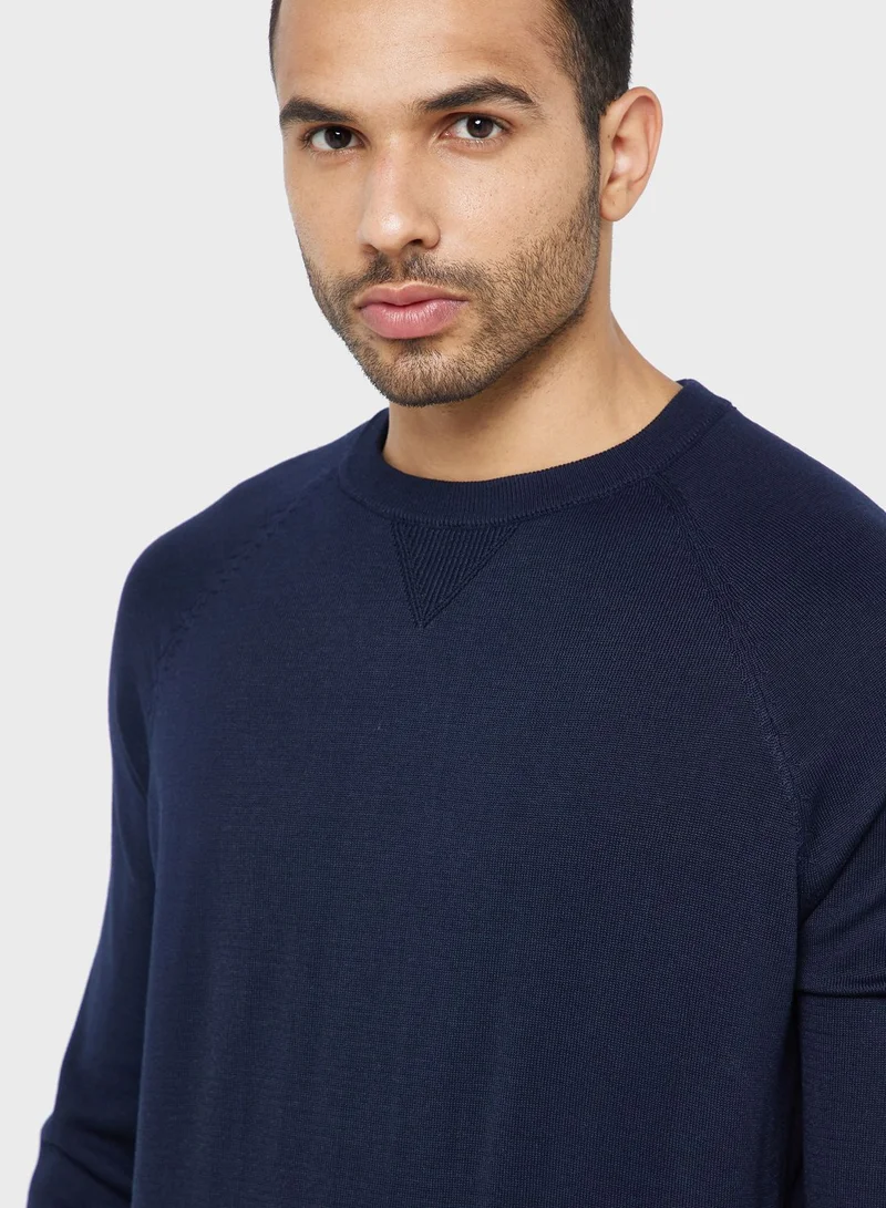Mango Man Essential Crew Neck Sweater