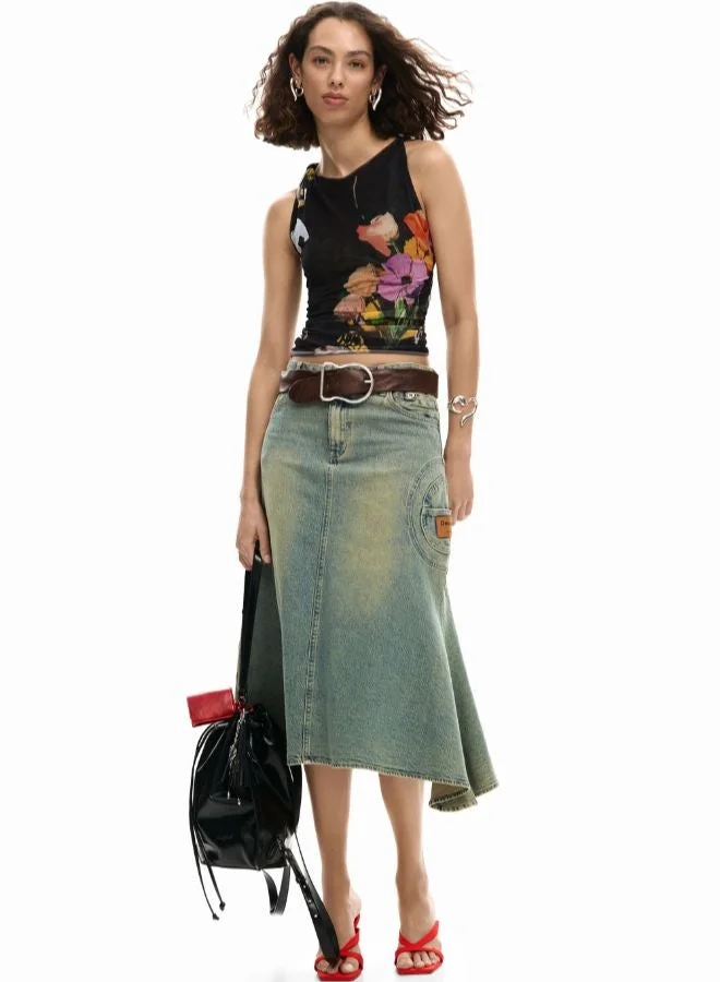 ديسيجوال قميص تول فلورال