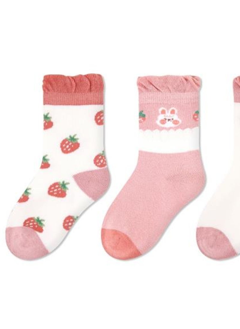 Generic - 5 pairs of children's socks thin cute cartoon baby socks cotton - Image 1