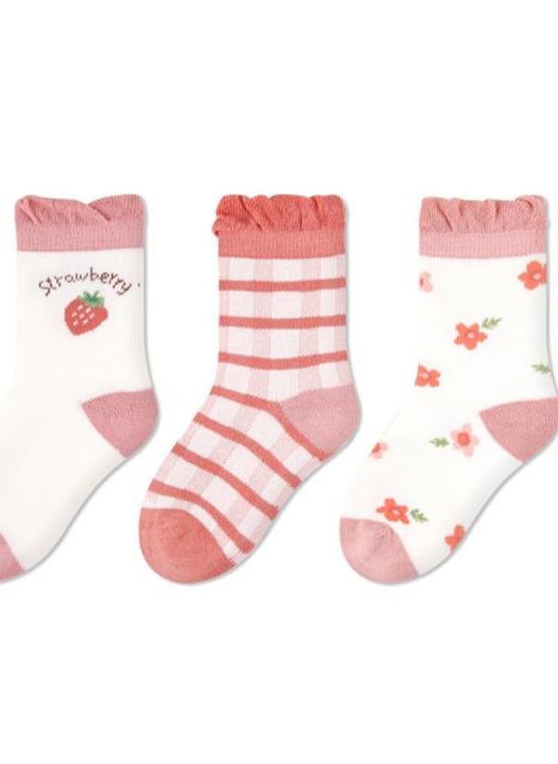 Generic - 5 pairs of children's socks thin cute cartoon baby socks cotton - Image 1