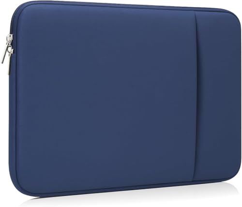 MasiBloom Laptop Sleeve for MacBook Neo/Air/Pro 13 inches A18/M5/M4/M3/M2/M1 Chip 2026-2020 A3404 A3449 A3240 A3113 A2681 A2337 A2338 with 2 Pockets Tablet Bag Case Accessories (Indigo) - Image 1
