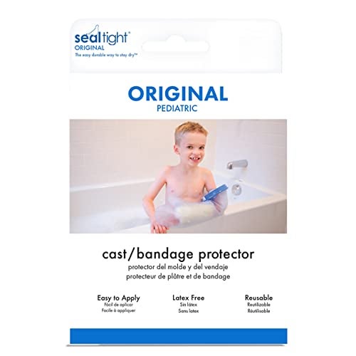 Brownmed - Seal-Tight Original Cast & Bandage Protector - Kid's Arm Cast Cover for Shower & Swimming - Waterproof Arm Bandage & Cast Cover - Durable Shower Cast Bag - Pediatric Small Arm - Image 1