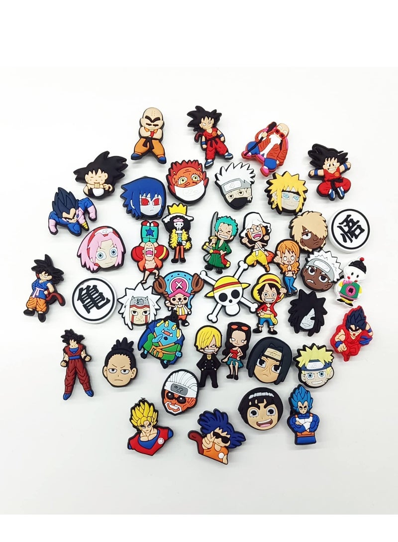 Zikra Shoe Decoration Charms for Crocs 45 Shoe Charms 2 Wristband Shoe Charms Pins for Crocs Shoes Sandals Buckle Party Birthday Gift Charms Bracelet Wristband Decorations for Adult Men Women Kids - Image 4