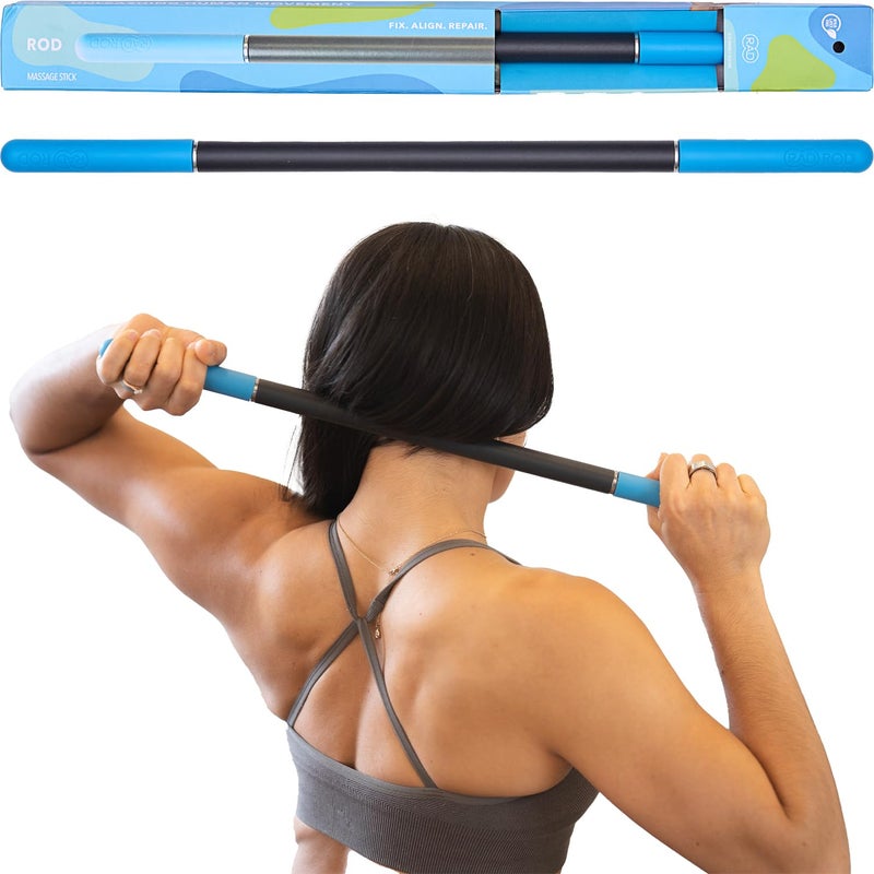 RAD Rod â€“ Compact Deep Tissue Massage Roller Stick â€“ Myofascial Release Tool for Legs, Back, Neck, Arms & Shoulders â€“ Muscle Roller for Mobility & Recovery - Image 4