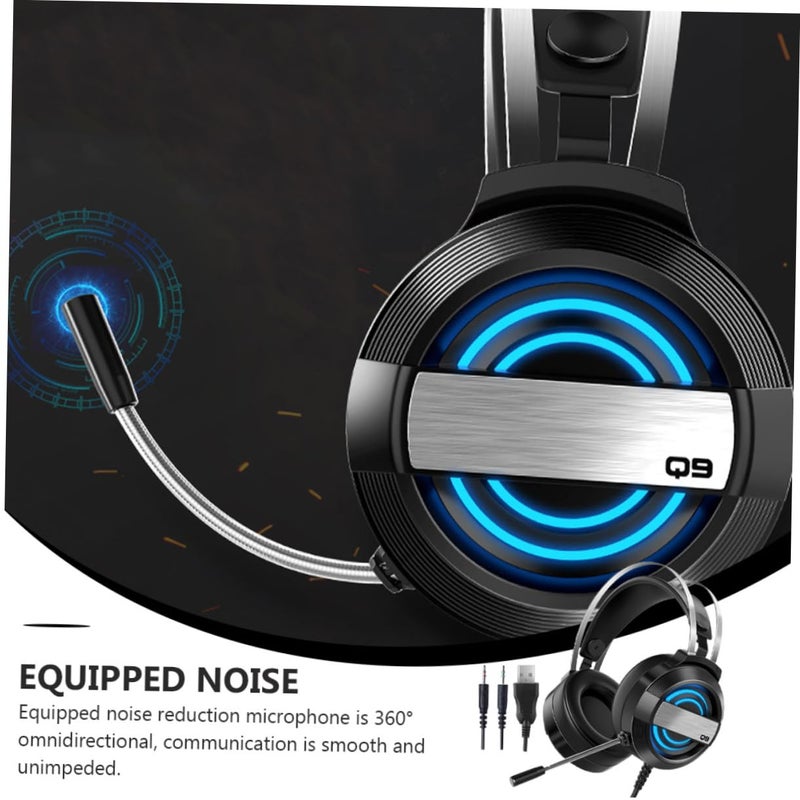 USB Gaming Headset With Microphone LED Light Comfortable For Long Use - Image 5