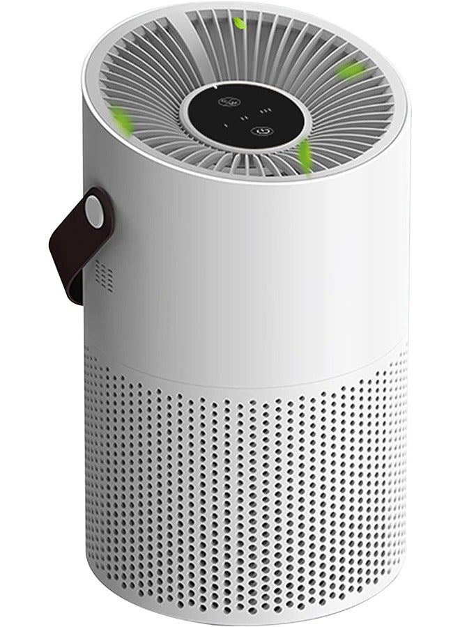 Captaintech Air Purifier, USB 360° HEPA Air Filter Cleaner with 3 Speed & Low Noise,Remove 99.97% Dust  Pollen Pet Dander Hair Smell, Purifies Max up to 71m²/H, for Bedroom Home Office - Image 1