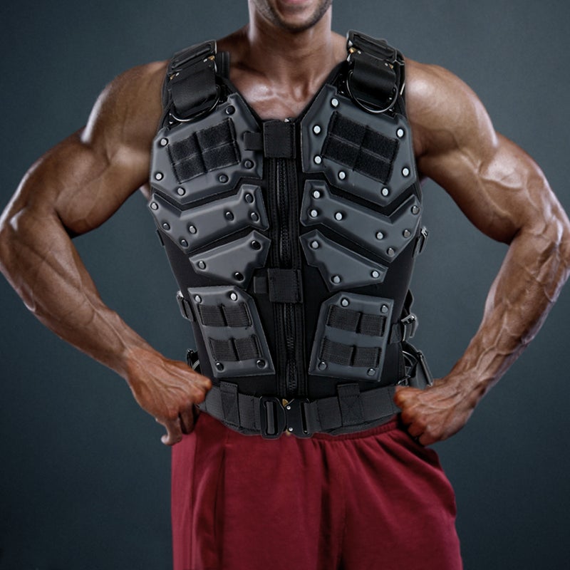 Adjustable Combat Molle Vest Airsoft Paintball Vest for Outdoor Hunting Shooting - Image 5