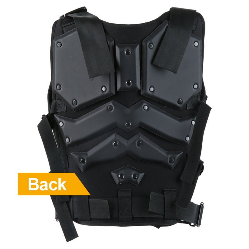 Adjustable Combat Molle Vest Airsoft Paintball Vest for Outdoor Hunting Shooting - Image 4