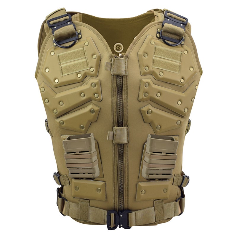 Adjustable Combat Molle Vest Airsoft Paintball Vest for Outdoor Hunting Shooting - Image 1