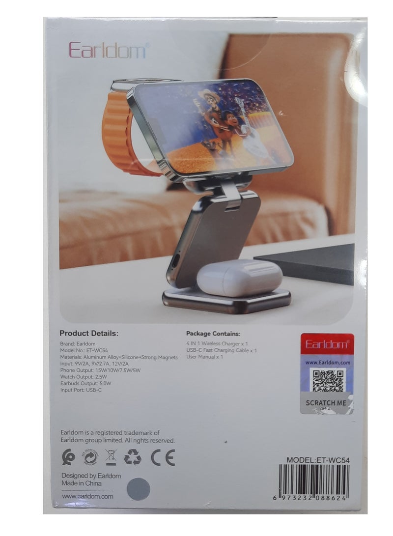 Earldom 4 IN 1 WIRELESS CHARGER AND STAND - Image 2