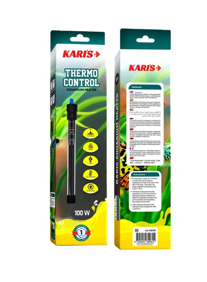Karis Aquarium Heater [Power - 100W]