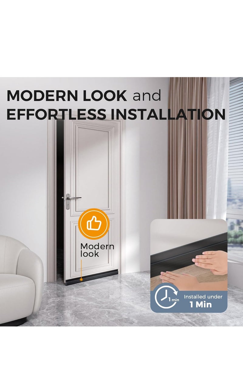 general Under Door Draft Stopper- Wind Dust Noise 200cm in length - Image 3