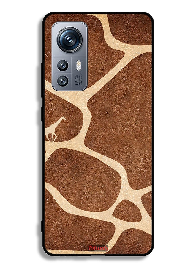 Tolwak Xiaomi 12S Protective Case Cover Giraffe Skin - Image 2