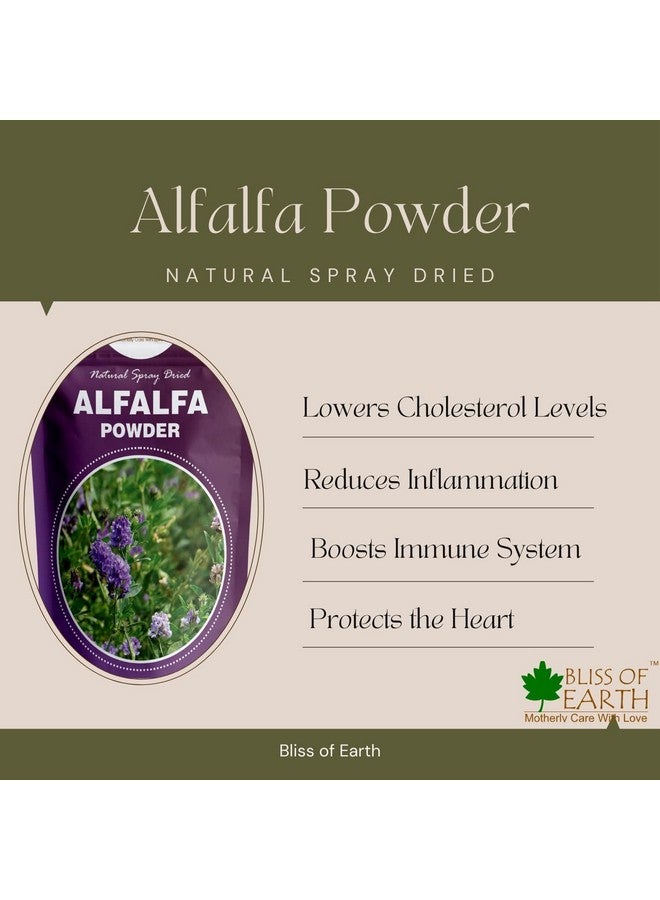 Bliss of Earth Combo of 200GM Alfalfa Grass Powder+99.8% REB-A Purity Stevia Powder Natural & Sugarfree 200GM Pack of 2 - Image 3