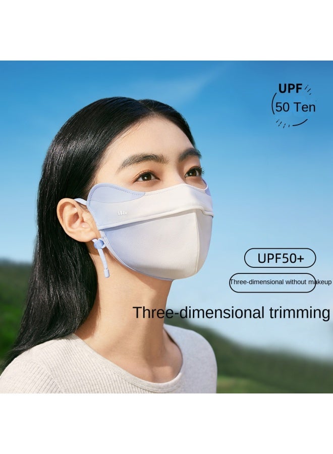 Banana Under Sun Protection Face Mask】sunblock Cooling Uv Protection Breathable Wide Face Mask Washable Em320 - Image 3