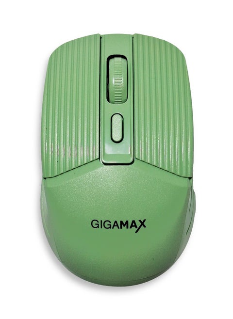 Wireless Desk office Mouse, G-1600, 1600 DPI Wired/Wireless Functional Mouse with 3 Modes Connectivity, Bluetooth and 2.4G Wireless, 4 Macro Buttons, Long Lasting Rechargeable Battery Capacity and for PC/Mac/Laptop , Green