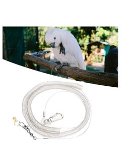 KASTWAVE Parrot Training Rope Bird Harness Leash Bird Flying Rope Flexible Bird Leash Kits Ankle Foot Ring Accessories for Bird Parrot(6.5MM+6M Flying Rope)  - Image 1