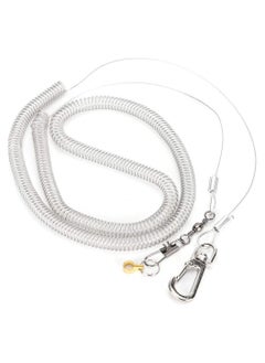KASTWAVE Parrot Training Rope Bird Harness Leash Bird Flying Rope Flexible Bird Leash Kits Ankle Foot Ring Accessories for Bird Parrot(6.5MM+6M Flying Rope)  - Image 3