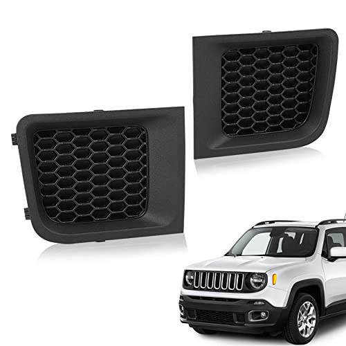 GPLUS غطاء شبكة الصدام G-PLUS متوافق مع جيب رينيغيد 2015-2017، إطار شبكة الصدام السفلي الأسود، زوج من الجانبين الأيسر والأيمن - Image 2