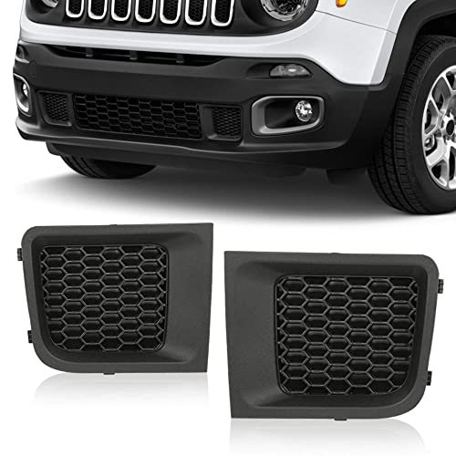 GPLUS غطاء شبكة الصدام G-PLUS متوافق مع جيب رينيغيد 2015-2017، إطار شبكة الصدام السفلي الأسود، زوج من الجانبين الأيسر والأيمن - Image 3