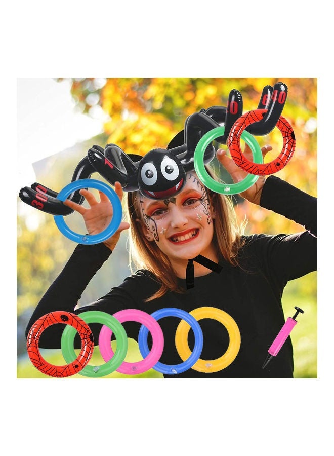 NIBEMINENT Inflatable Spider Ring Toss Game Set - Image 4