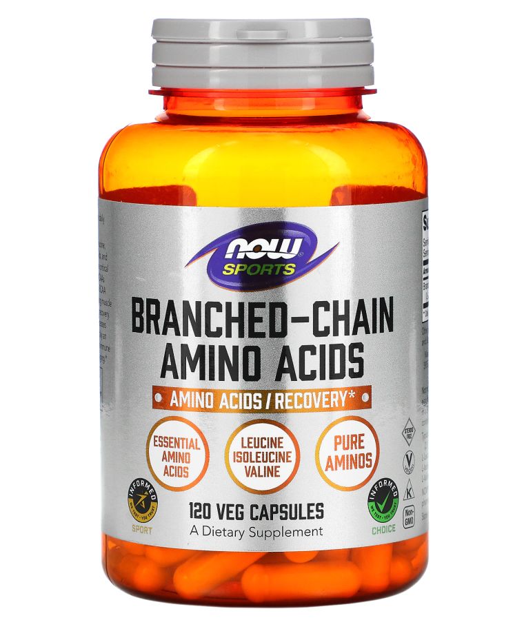 now Sports Branched-Chain Amino Acids 120 Veg Capsules